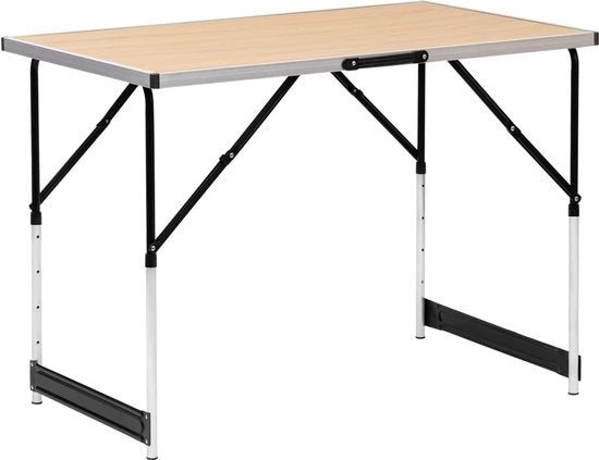 Tavolo pieghevole - 100x73cm - Tavolo da campeggio - Tavolo da festa