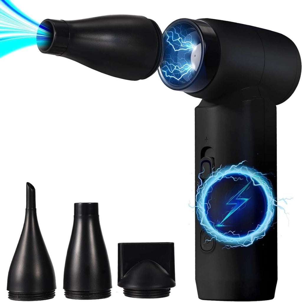 MINI SOFFIATORE SENZA FILI RICARICABILE AUTO CASA UFFICIO SOFFIA USB TN-IP008