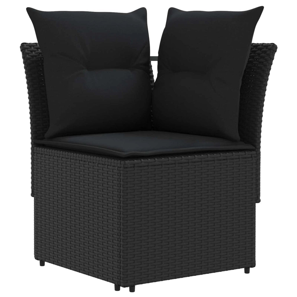 Sofa da giardino-Divano con braccioli da giardino con divano angolare 2 Pezzo 163101