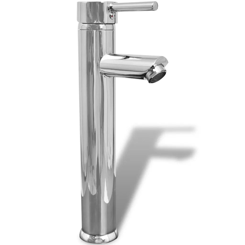 Set Mobili da Bagno 4 pz con Lavabo e Rubinetto Nero-Mobile per bagno
