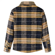 Camicia a Quadri da Bambino Gialla e Nera 116 13416
