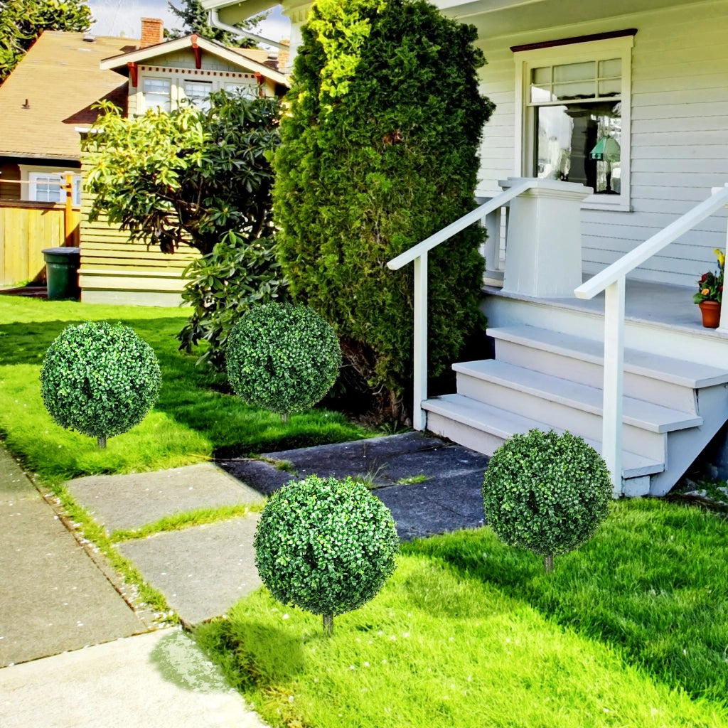 Buxus Artificiale Set 2 Pezzi ¨C zephmum ¨C 70 cm Verde