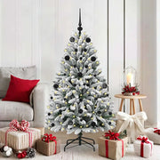 Albero di Natale artificiale con 150 LED Verde e Bianco 150 cm 3395740