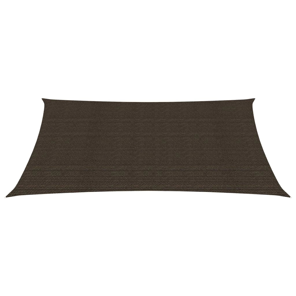 Vela ombreggiante 160 g/m² marrone 3 x 4 m HDPE 02_0009155