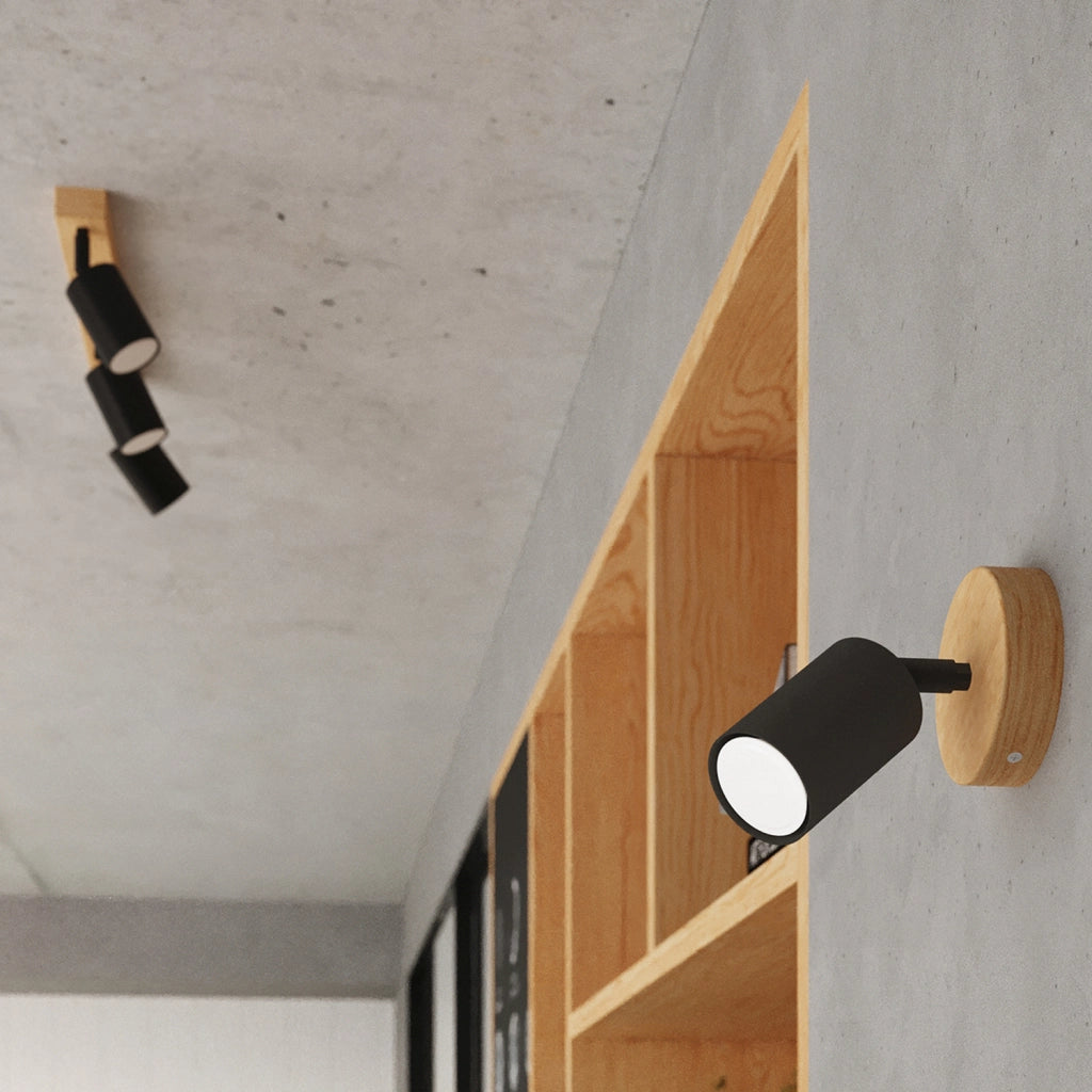 Lampada da parete VERDO nero