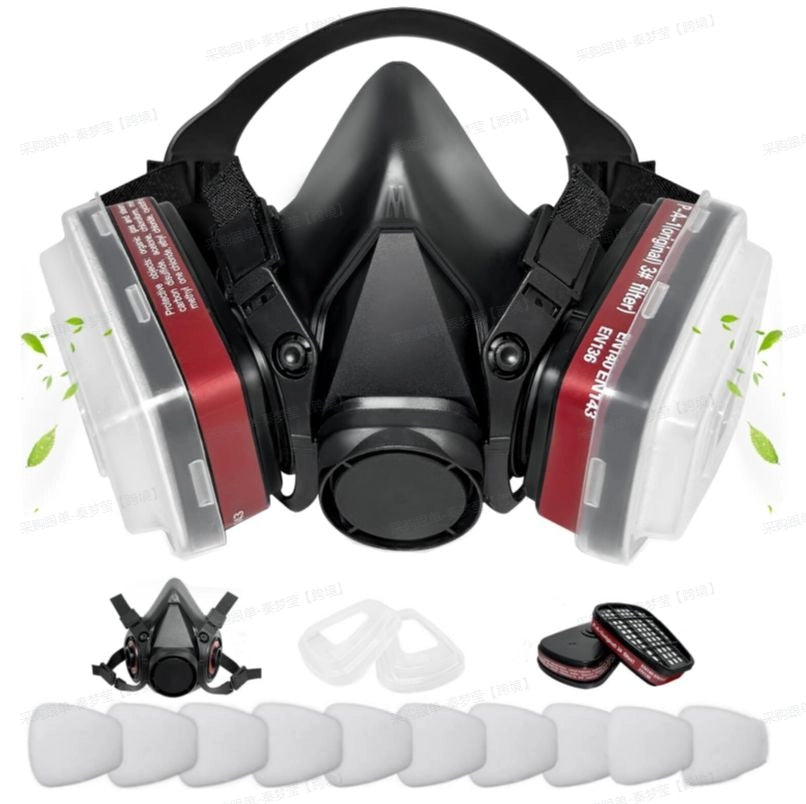 Mascherina Semimaschera per Gas e Polvere ¨C Minimal ¨C Nero