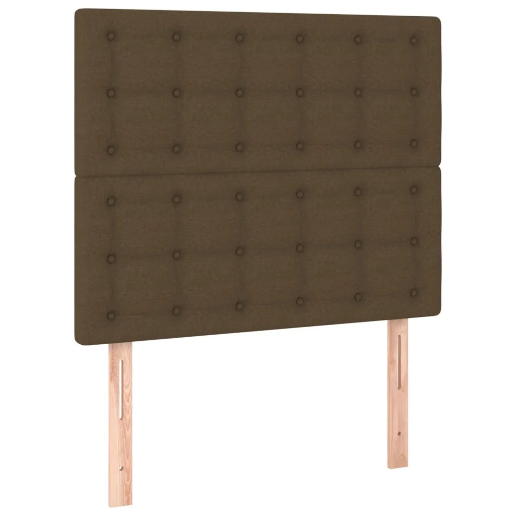 Giroletto senza Materasso Marrone Scuro 120x200 cm Tessuto 3125368