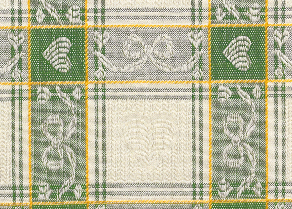 Set Cuscini Coprisedia Imbottiti Sfoderabili Modello Dama Made In Italy - Morbidone 4Pz - Verde