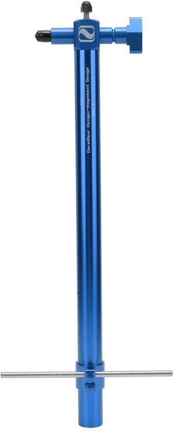 Misuratore di allineamento 400 mm - Chiave per correzioni derailleurs posteriori - Attrezzo di allineamento bicicletta - Lega di alluminio premium - Leggero e compatto - Migliorata sicurezza della bicicletta
