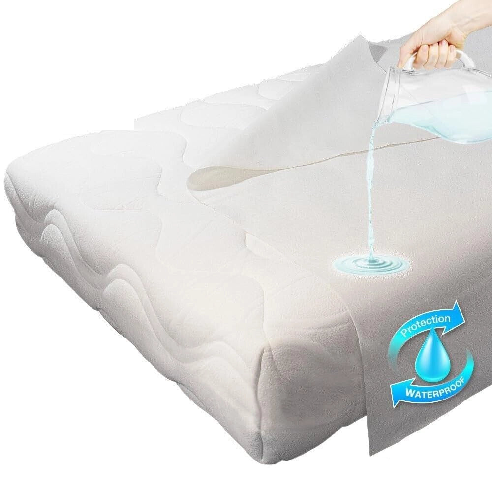 Traversa Impermeabile 140x30 Cm Tessuto Spugna Cotone Pvc Coprimaterasso Salva Divano Culla Letto