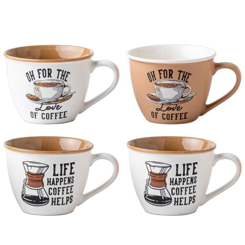 MAURY'S TAZZA DEISGN CAFFE DA 550 CC IN DISEGNO ASSORTITO