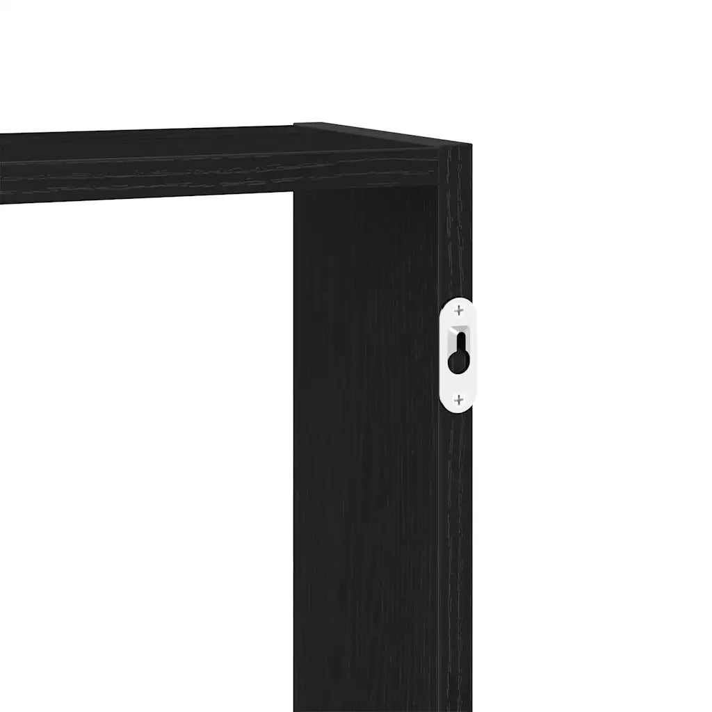 Mensola a Muro Rovere Nero 99x15x60 cm in Truciolato 868066