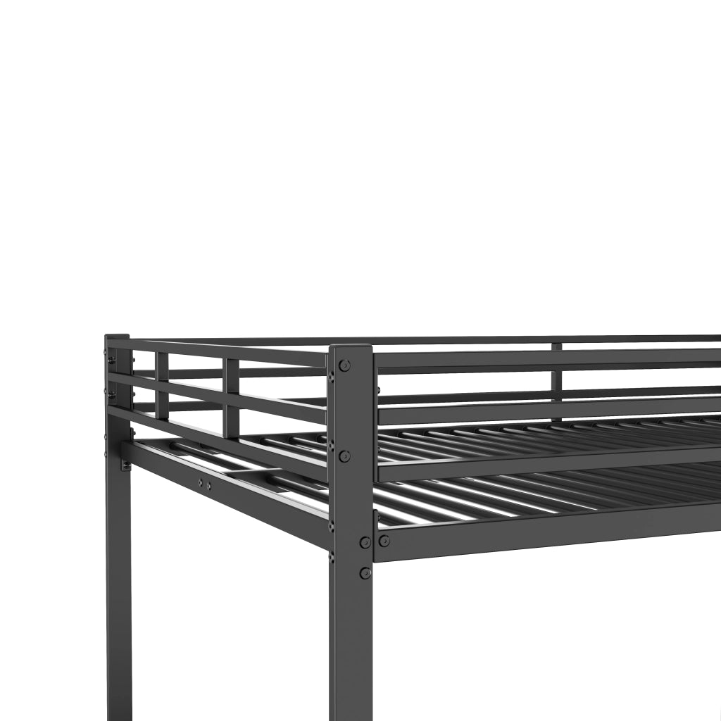 LETTO a castello 140x200 cm in metallo nero