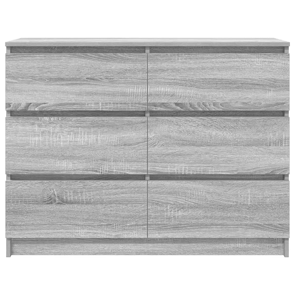Credenza | Madia | Buffet da pranzo | Armadio da pranzo Grigio Sonoma 100x35x76 cm in Legno Multistrato
