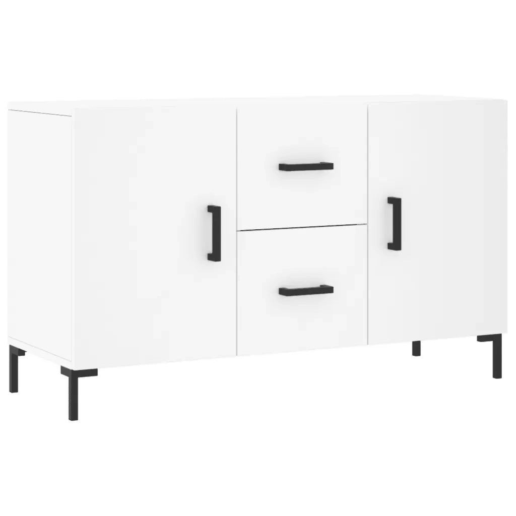 Credenza Bianca 100x36x60 cm in Legno Multistrato 828172