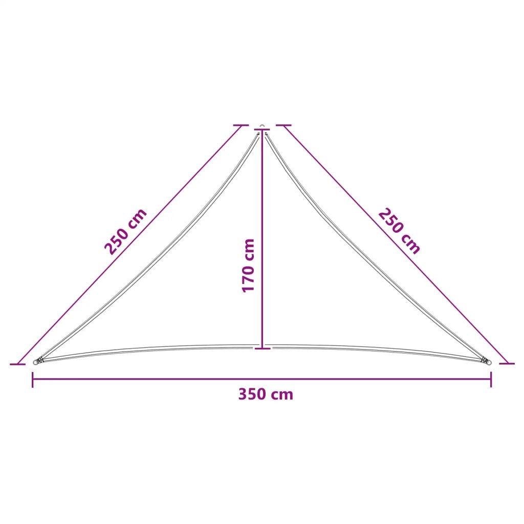 Telo Ombra 2,5 x 2,5 x 3,5 m HDPE 42032785