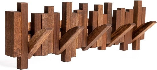Porta-armadio in legno naturale - design innovativo - 1 pezzo - marrone scuro