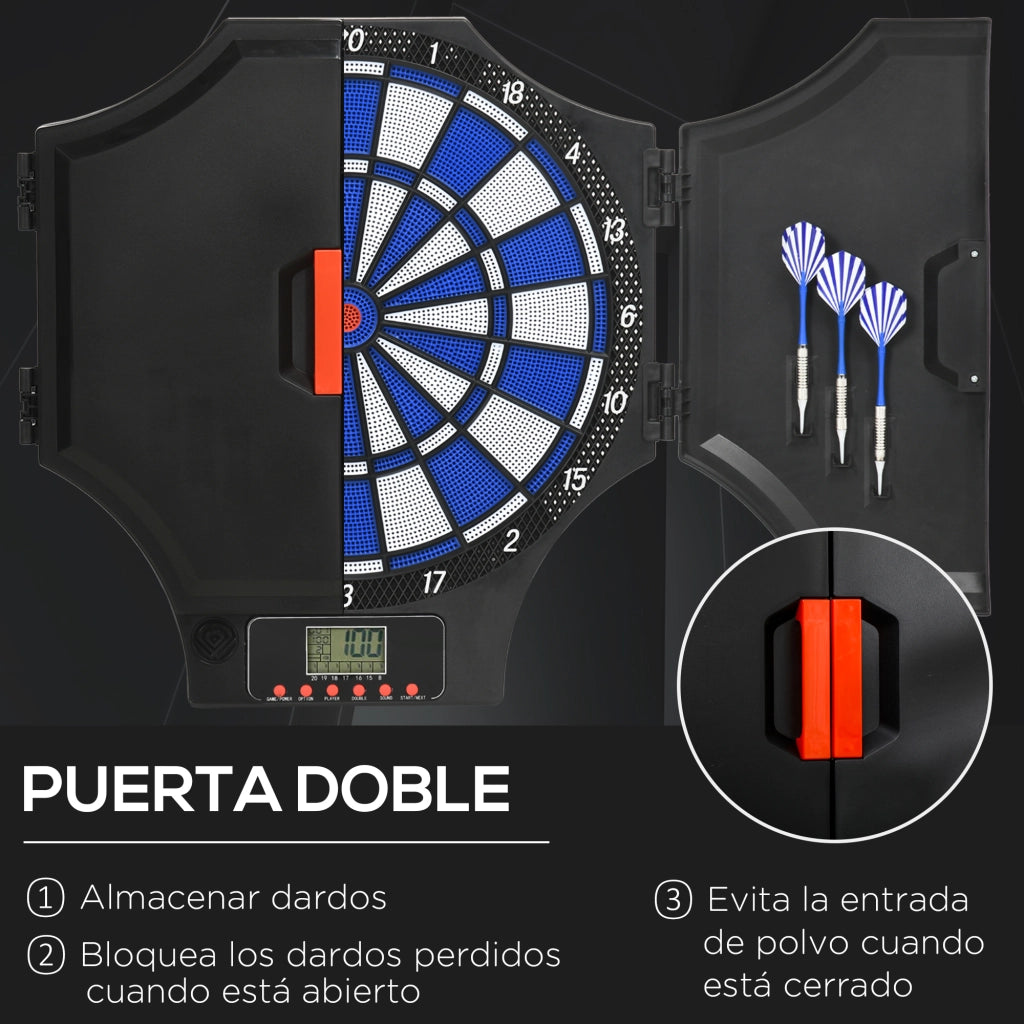 Tavolo da gioco elettronico pieghevole ¨C zephmum ¨C nero 83x45cm