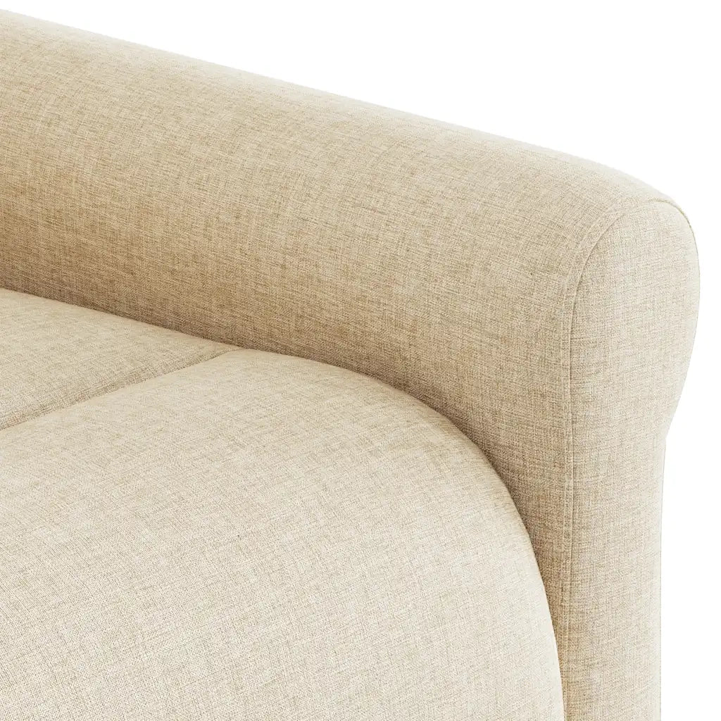Poltrona Reclinabile in Tessuto Crema 4015644
