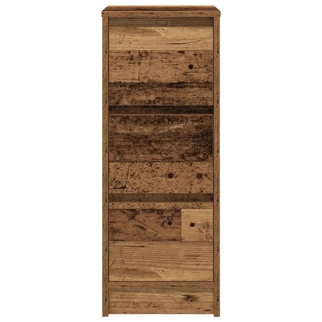 Credenza | Madia | Buffet da pranzo | Armadio da pranzo Legno Antico 29,5x34x76 cm in Legno Multistrato