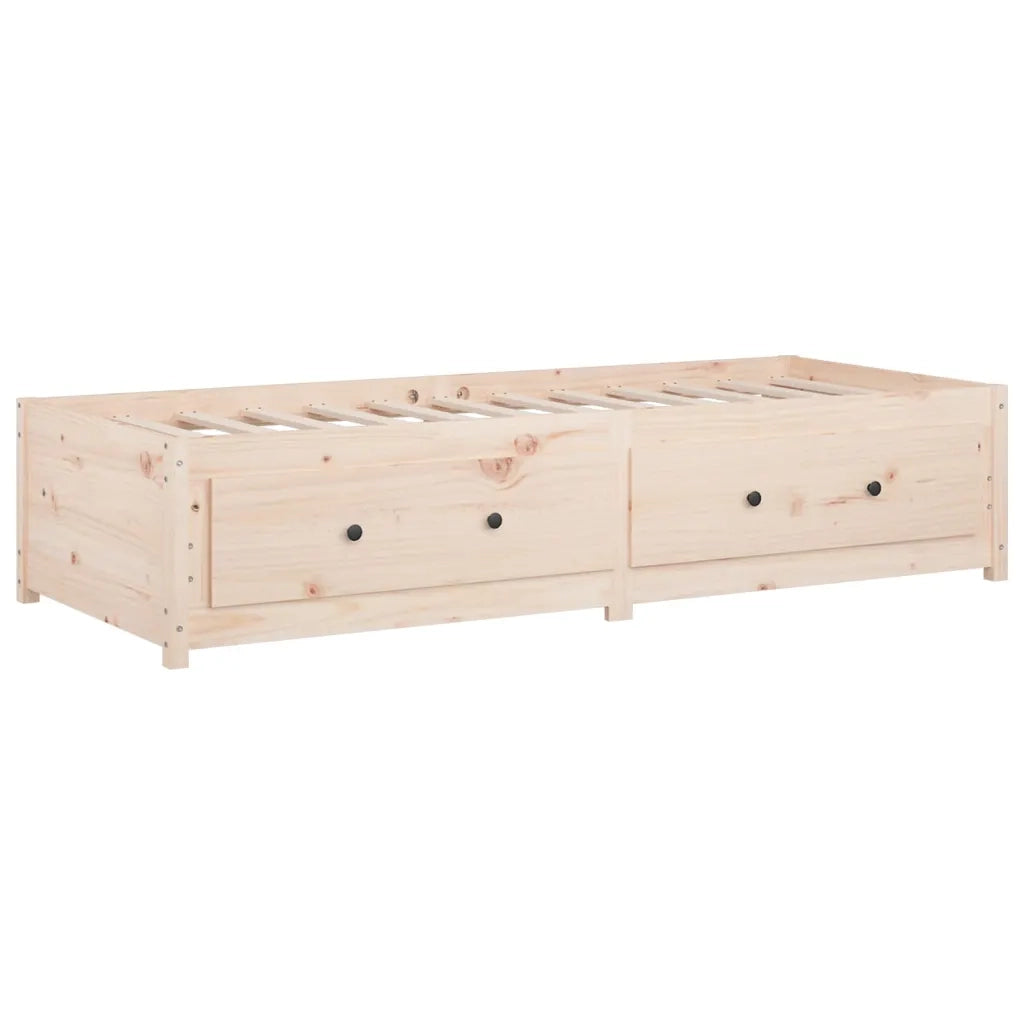 Dormeuse senza Materasso-Divano Letto-Struttura Letto 80x200 cm in Legno Massello di Pino 291595