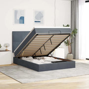 Struttura Letto Pouf con Materassi 140x200 cm in Velluto 3314253
