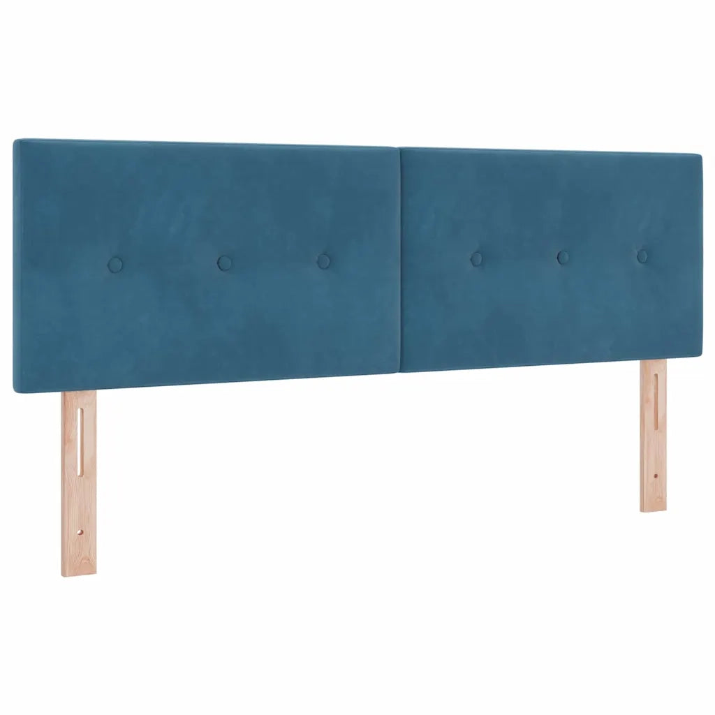 Testiera | Testata Blu Scuro 144 cm Velluto