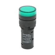 Indicatore di segnale LED verde 24V AC/DC 16mm Breckner Germany