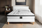 Pacchetto letto completo - Materasso 140x200cm + Box spring con doghe (kit) + 2 cuscini + Piumino - Superior