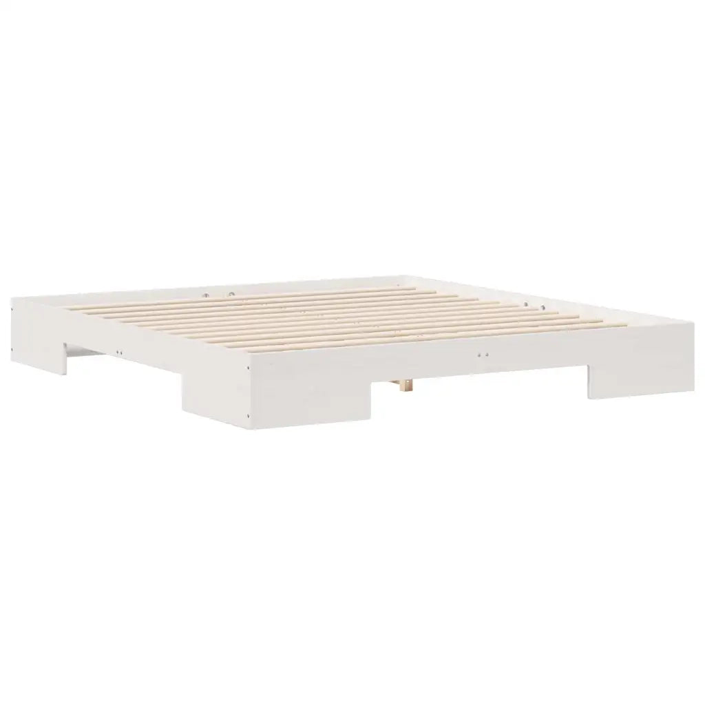 Struttura del letto-Giroletto-Rete del Letto Bianco 200 x 200 cm