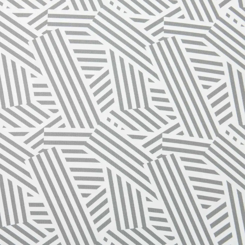 Ombrellone da Spiaggia-Ombrellone da mare Grigio e Bianco 205 x 205 x 210 cm