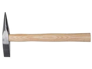 MARTELLINA BATTISCORIE CON MANICO LEGNO- - gr.300 - 1 pezzi ALTE