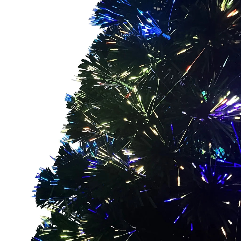Albero di Natale con Supporto-Luci decorative natalizie Verde 150 cm in Fibra Ottica