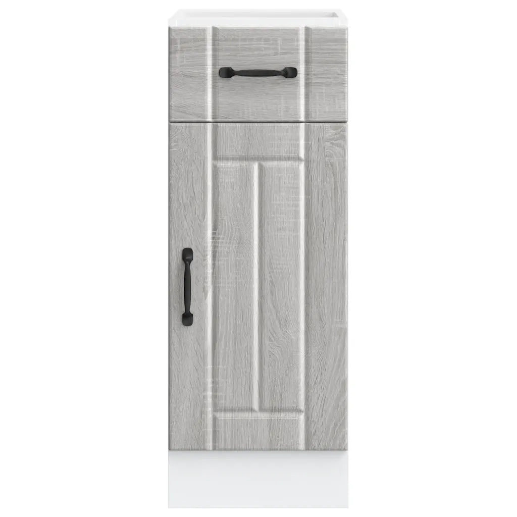 Pensile da cucina | Base da Cucina Lucca Grigio Sonoma in Legno Multistrato