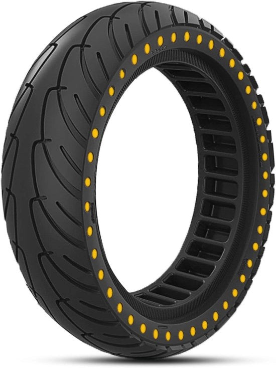 Tubo massivo da 21,59 cm per pneumatici senza aria, adatto per scooter elettrici Xiaomi M365, 1S, Pro2 (giallo)