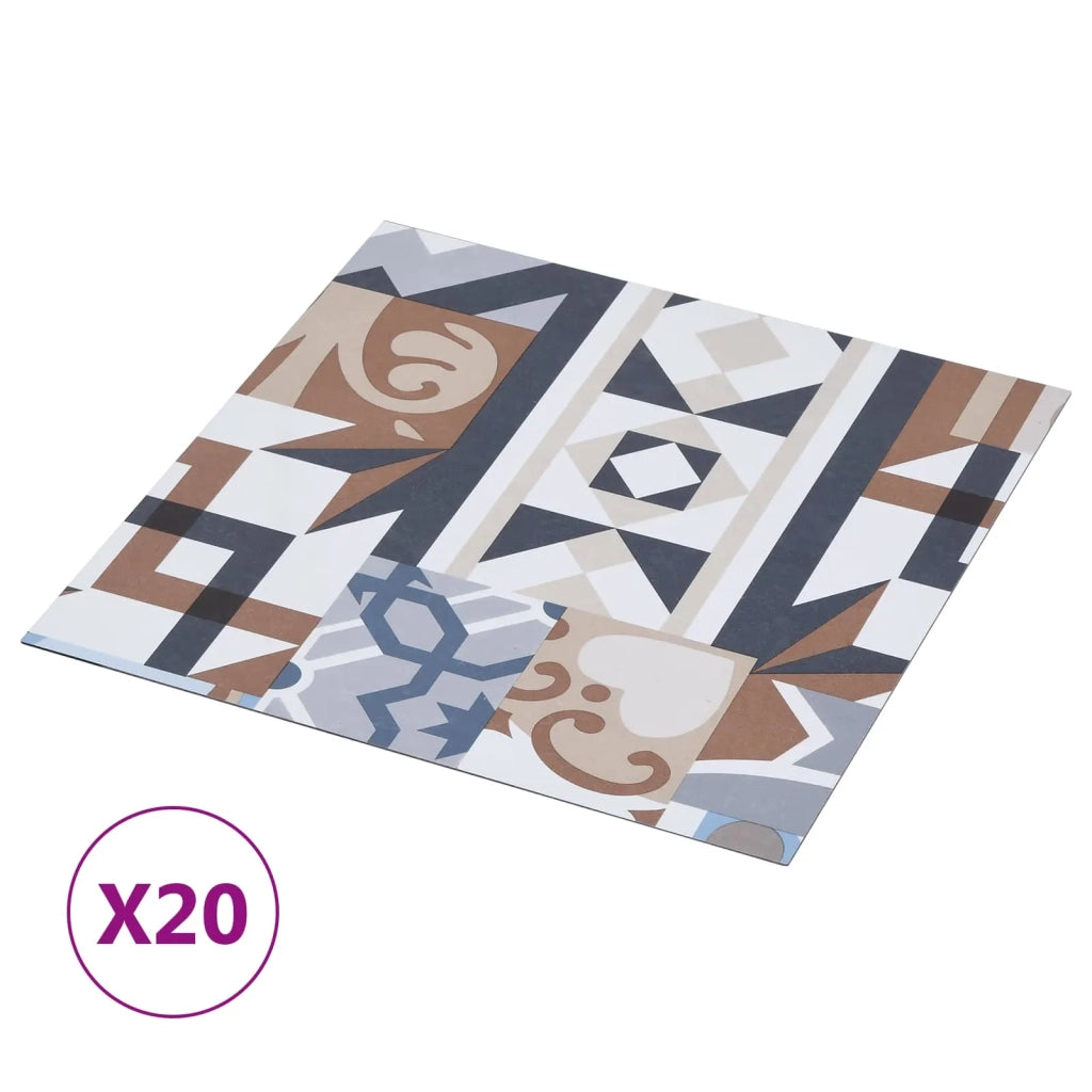 Plance per Pavimentazione Autoadesiva 30,5 x 30,5 cm 20 pz PVC CFW2557823