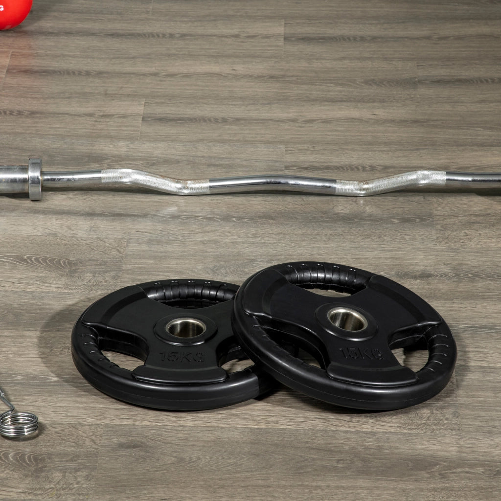 Dischi per Manubri 15 kg ¨C zephmum ¨C 2 Pezzi Gomma Antiscivolo