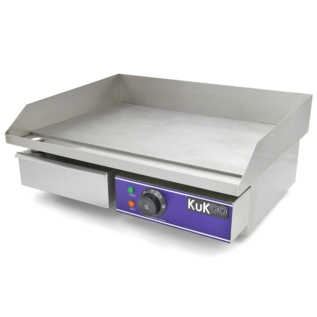 Piastra Elettrica da Cucina 50cm per Bar, Caffé, Ristoranti, Feste e Barbecue
