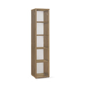UFFICIO DOUBLE COLONNA GIORNO 182X39 NOCE STELVIO- 1,0 pz