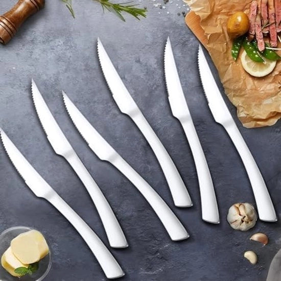 Set di Taglieri per Carne da 12 pezzi - Acciaio Inossidabile da Cucina
