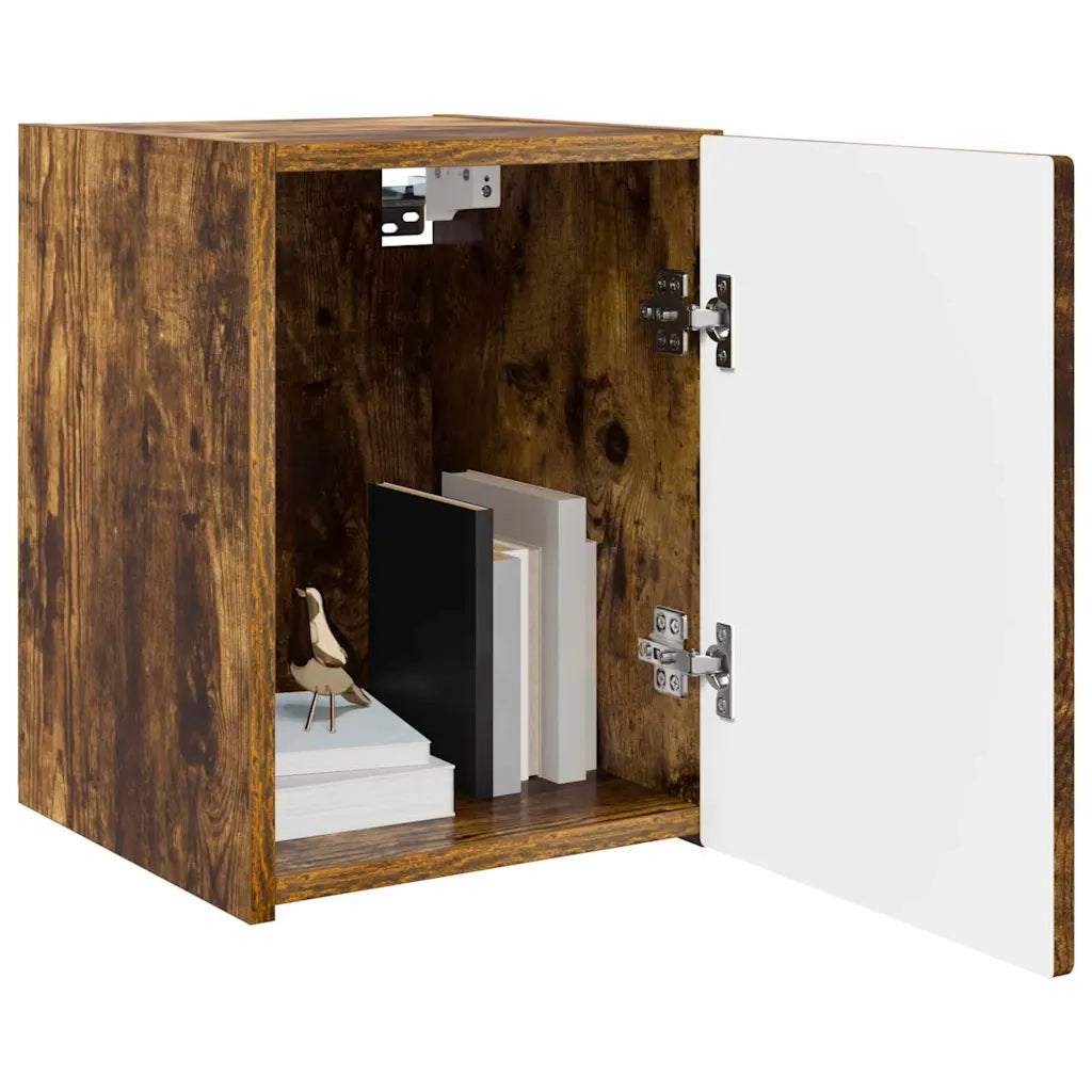Mobile TV da parete-Mobile TV a Muro-Credenza TV Rovere fum¨¦ 30 x 31 x 40 cm