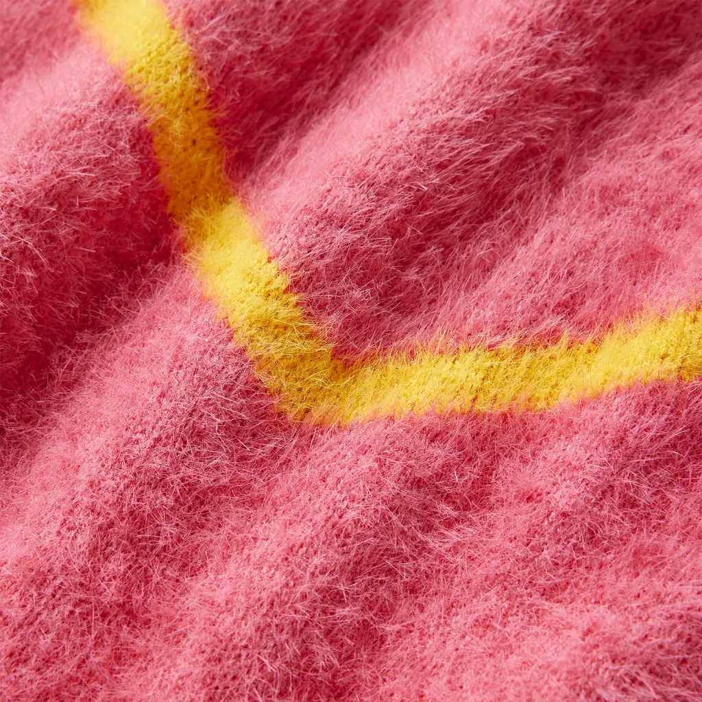 Maglione da Bambina Lavorato a Maglia Rosa Antico 104 14754