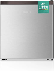 Mini-frigorifero compattabile 45L con compartimento congelatore - Silenzioso e Efficace nell'uso dell'Energia per la Casa, l'Ufficio e il Campeggio