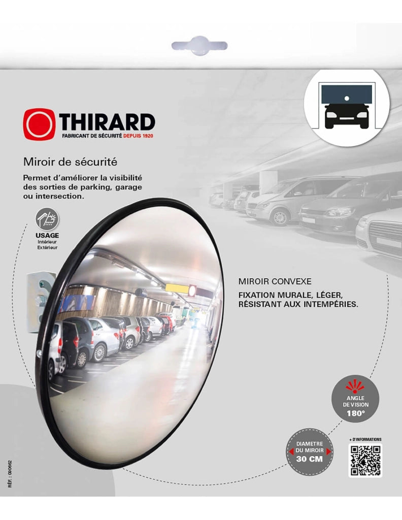 Specchio stradale convesso Ø 300 mm per interno ed esterno – THIRARD