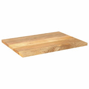 Piano per Tavolo 90x50x3,8 cm Rettangolare Legno Massello Mango 371525
