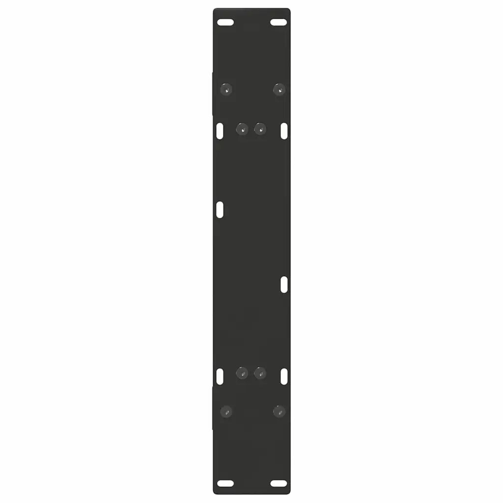 Gambe per tavolo da pranzo a forma di A 2 pz | Piede del tavolo nere 80x(72-73) cm in acciaio