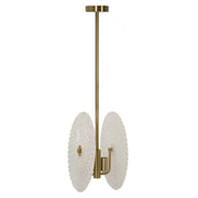 Lampada a Sospensione VKH86, Oro, Metallo, 35x18x80 cm