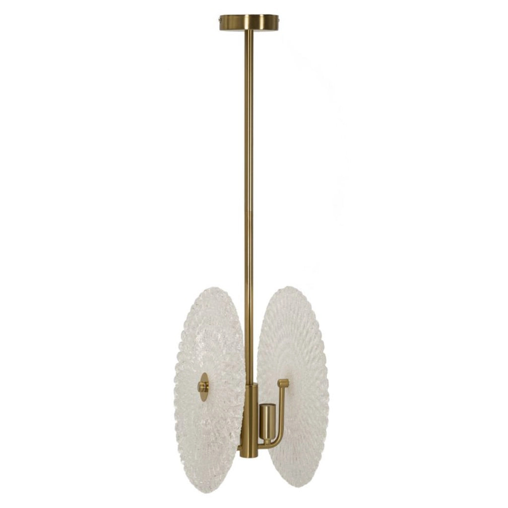 Lampada a Sospensione VKH86, Oro, Metallo, 35x18x80 cm