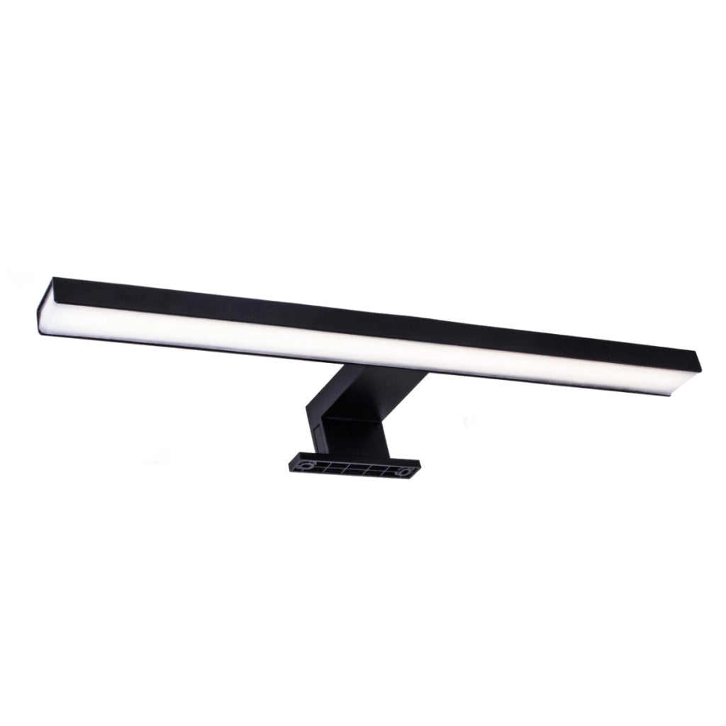 Applique bagno specchio LED 8W 4000K nera 40cm IP44
