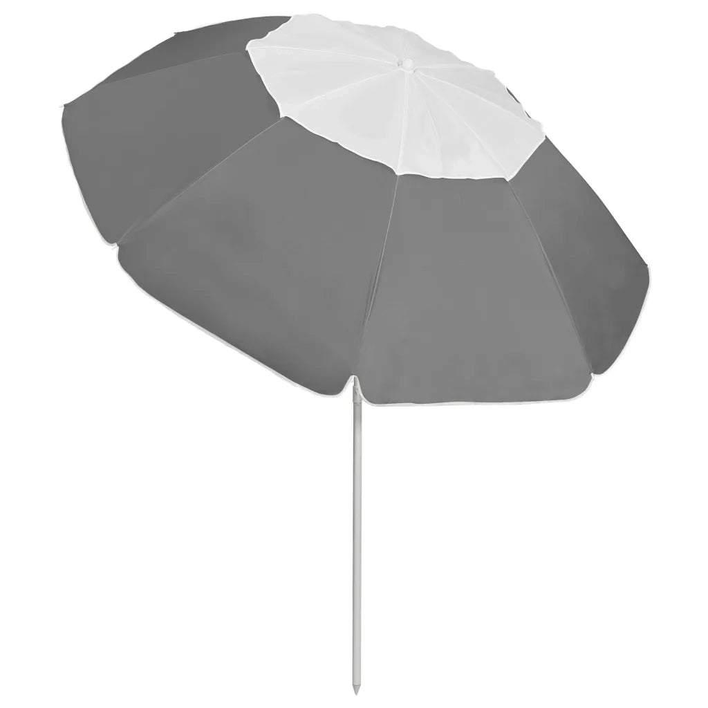 Ombrellone da Spiaggia Antracite 240 cm 314718